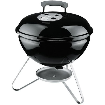 WEBER Smokey Joe Charcoal Grill, 147 sqin Primary Cooking Surface, Black 10020